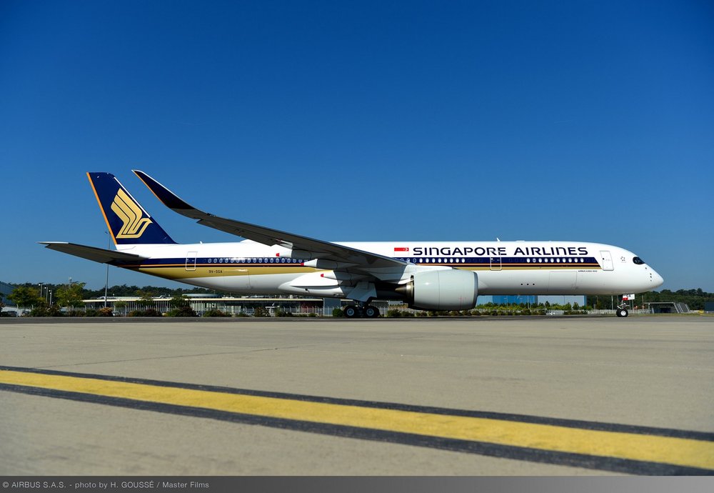 First Ultra Long Range A350 XWB delivered to Singapore Airlines
